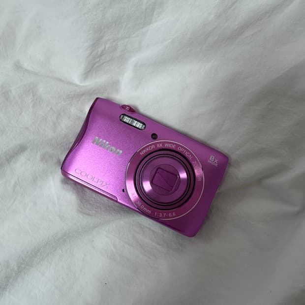 니콘 쿨픽스 s3700 핑크 