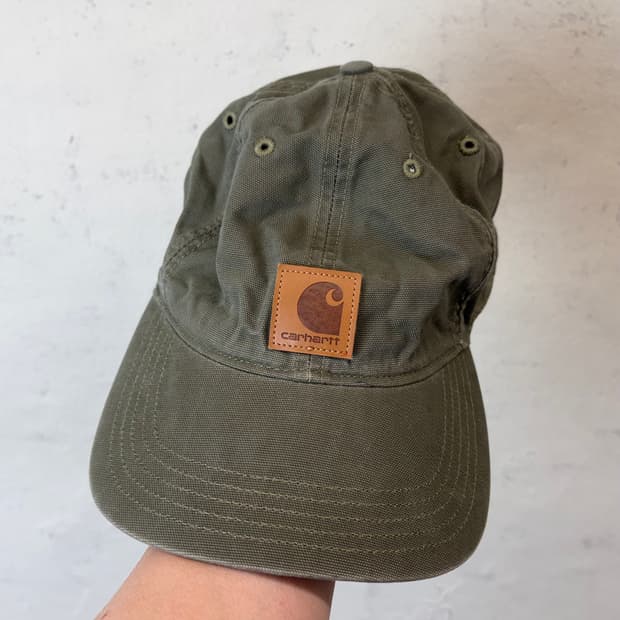칼하트 빈티지 카키 볼캡