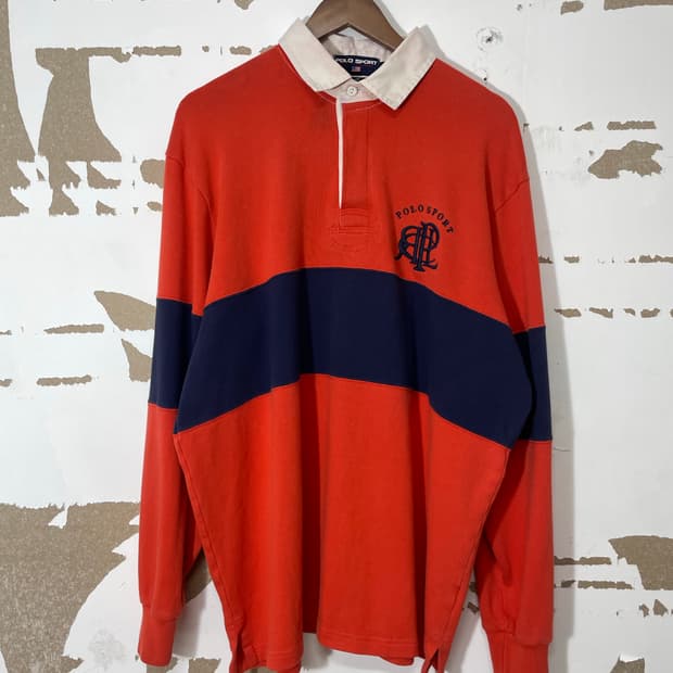 폴로 스포츠 럭비 롱슬리브