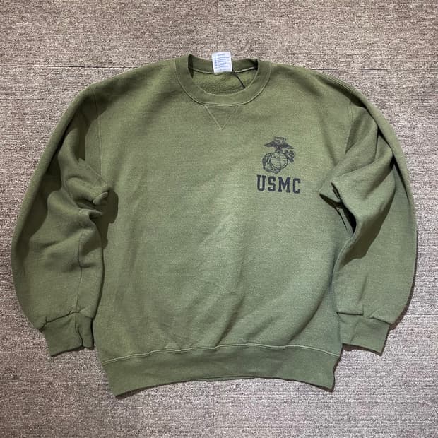 (M) USA USMC 밀리터리 미해병대 스웻셔츠 맨투맨  