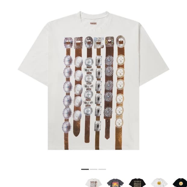 캐피탈 20 크루 티셔츠 화이트