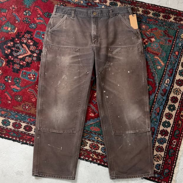 OG 칼하트 더블니 다크브라운 칼하트 B136 DKB 썩블니