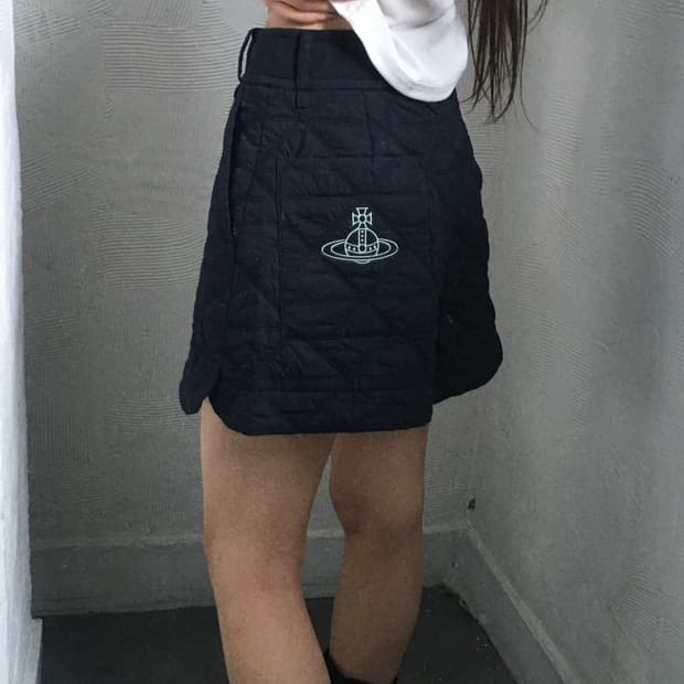 Vivienne Westwood 비비안웨스트우드 퀼티드 숏 팬츠