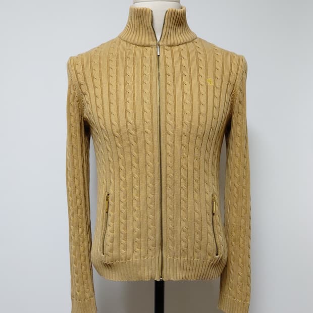 로렌 랄프로렌 케이블(꽈배기) 니트 집업 자켓(L)