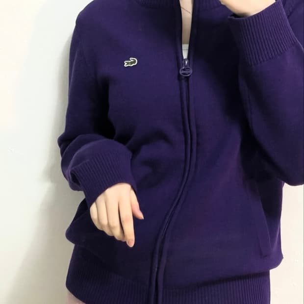 라코스테 와펜 니트집업