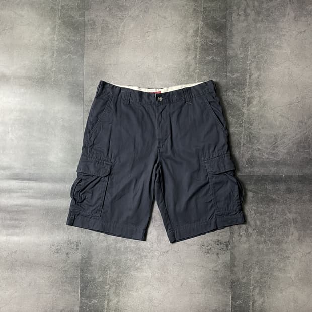 MERONA 빈티지 네이비 코튼 카고 하프 팬츠 A00683