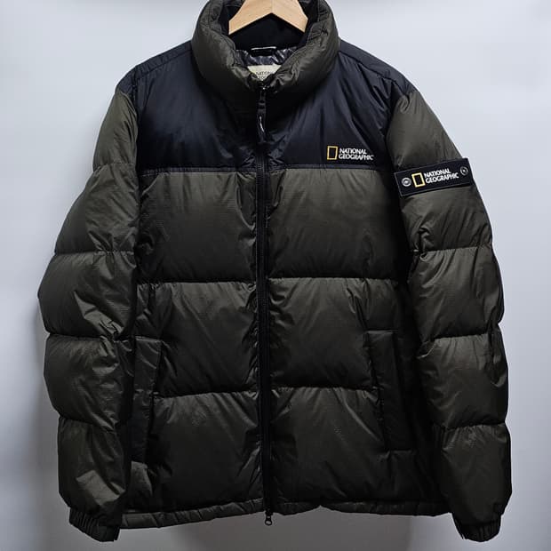 내셔널지오그래픽 바이슨 덕다운패딩 XL