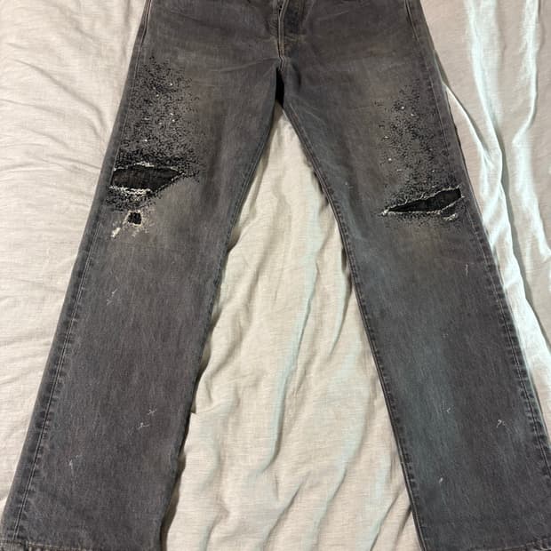 [36] 캐피탈 몽키 시스코 블랙 데님