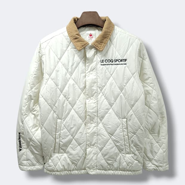 [100] 르꼬끄 스포르티브 아이보리 에센스 경량 자켓