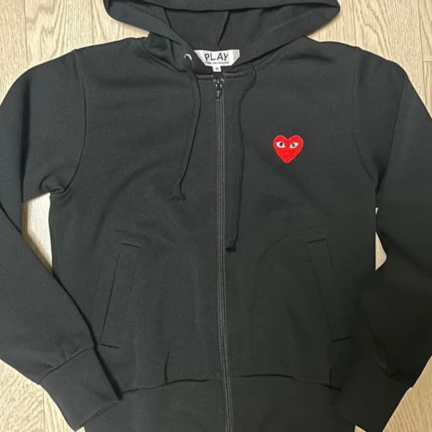 꼼데가르송 후드집업 s