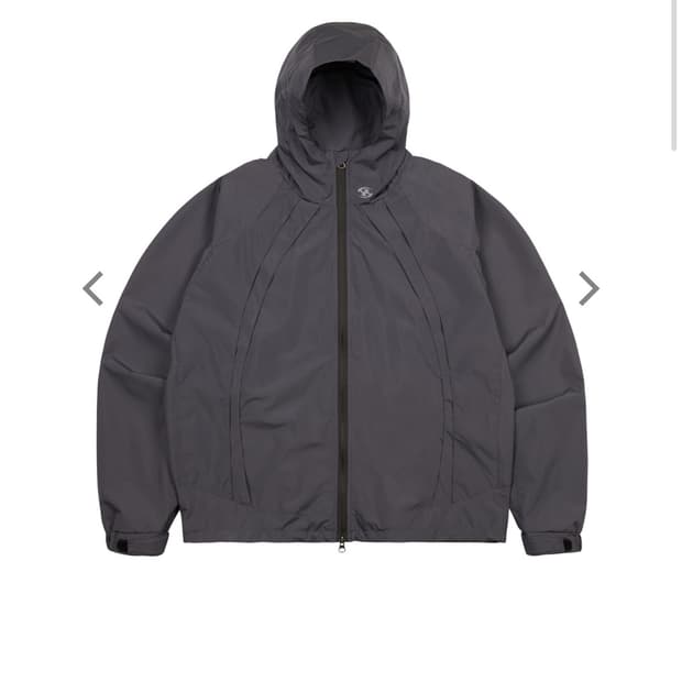 산산기어 윈드블록 자켓 차콜 21FW 2사이즈