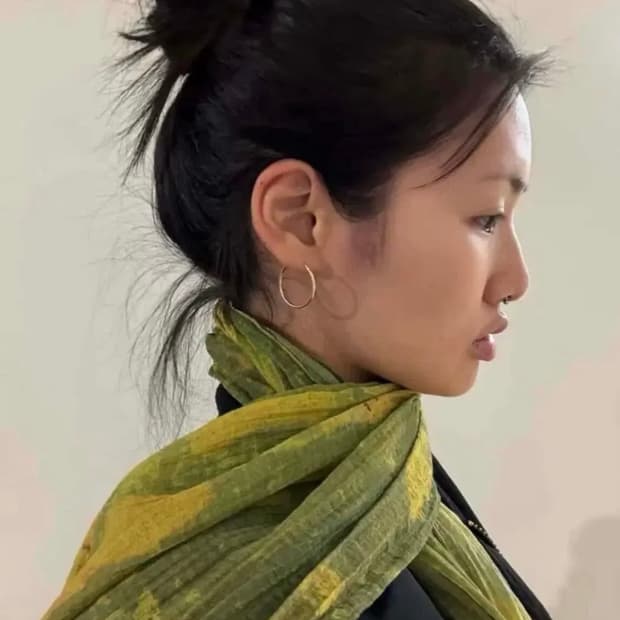 lyte green 그린 스카프