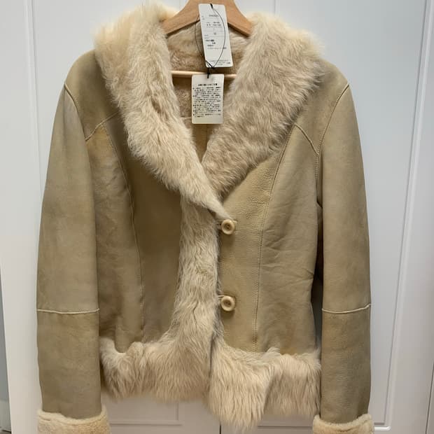 가죽 시어링 자켓