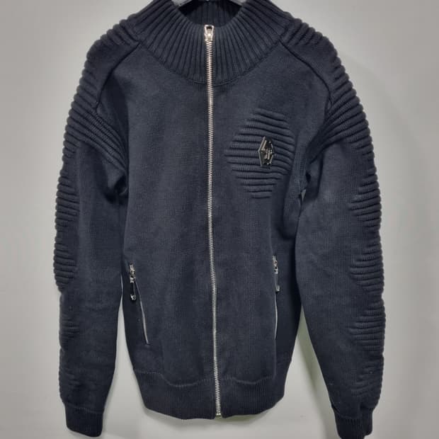 남성 니트 집엎 자켓 95사이즈