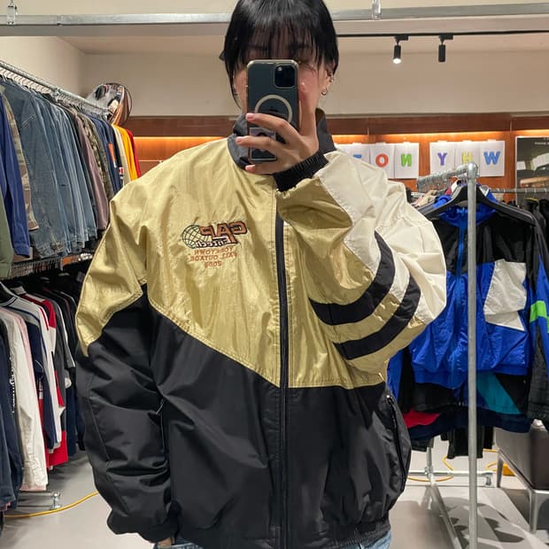 빈티지 올드스쿨 바람막이  