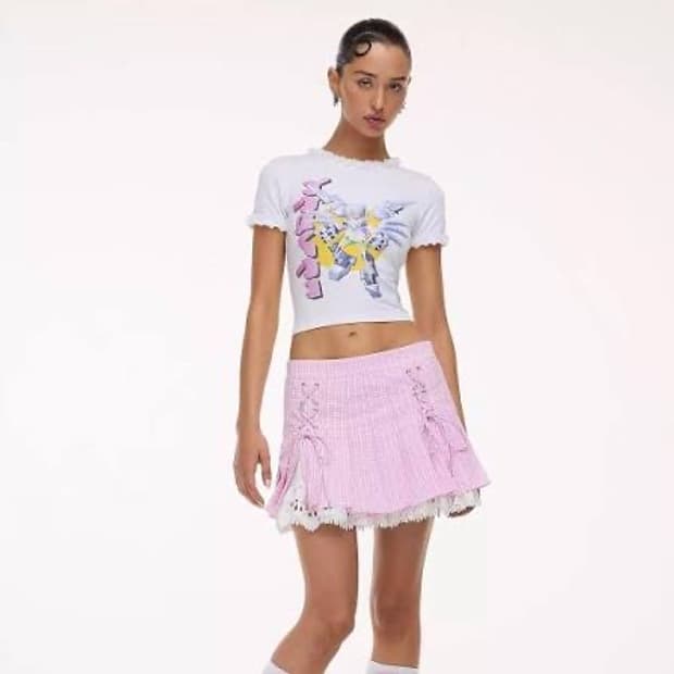 Heaven by Marc Jacobs 레이스 티셔츠 (M)