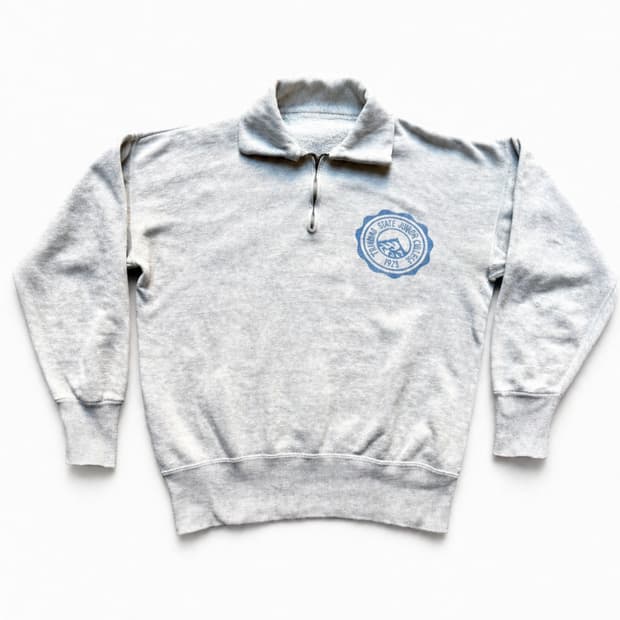 50's 1/4 Zip 빈티지 스웻셔츠 100~105