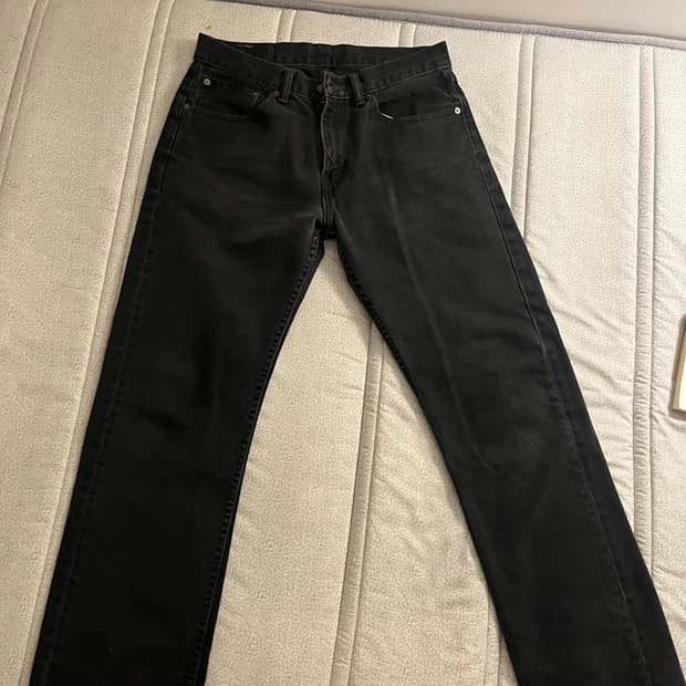 리바이스 505 블랙진