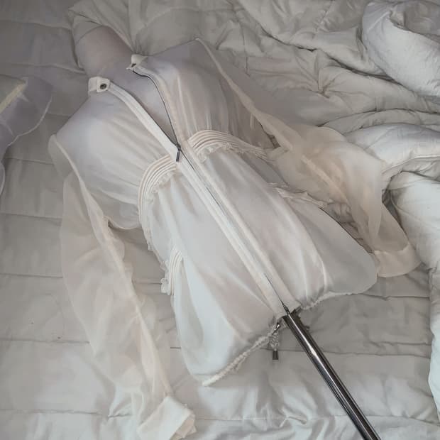 빈티지 후드집업 시스루 후드집업 셔링 후드집업 히피그런지 페어리 와투케