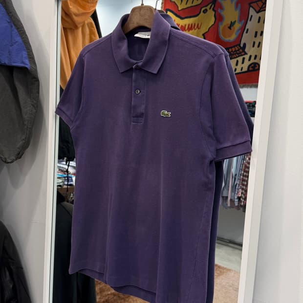 Lacoste 라코스테 카라티 pk 반팔 티셔츠 (purple)