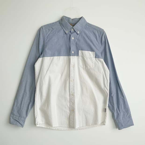 D2 칼하트 WIP 앤더슨 원포켓 배색 셔츠 S사이즈