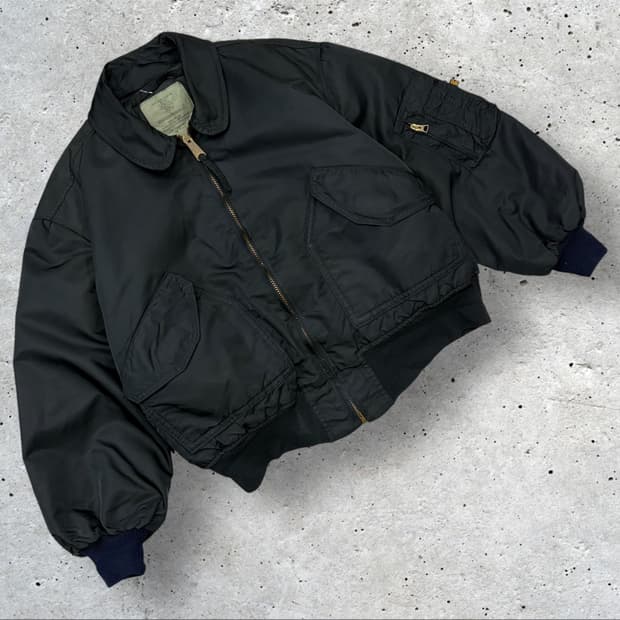 [XL] 알파인더스트리 USA 블랙 CWU-45 항공점퍼 C811