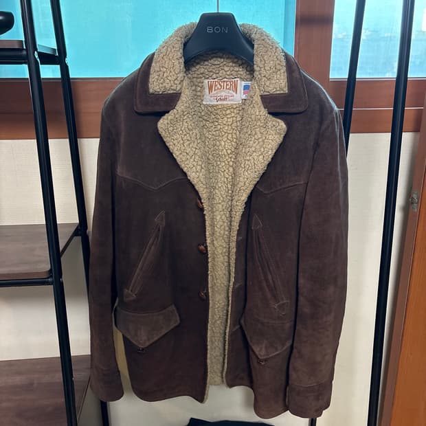 Schott 쇼트 웨스턴 스웨이드 자켓