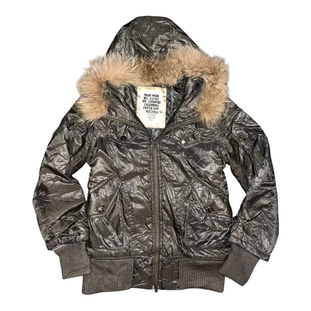 VonDutch 본더치 퍼후드 투웨이 패딩 y2k펑크갸루