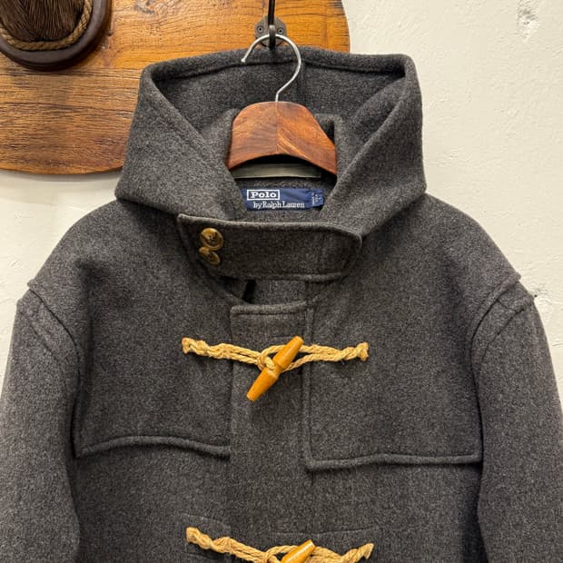 L) USA Polo Ralph Lauren Wool Duffle Coa