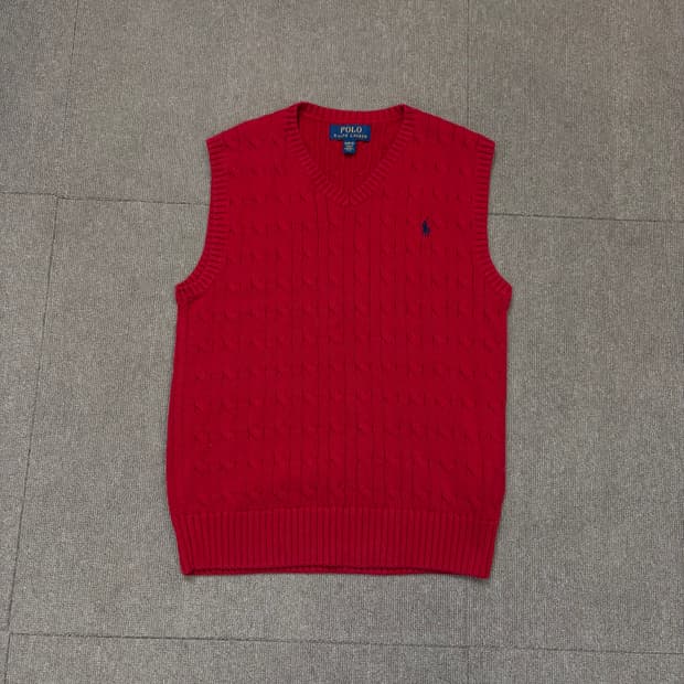 polo 랄프로렌 폴로 우먼스 케이블 니트 베스트 