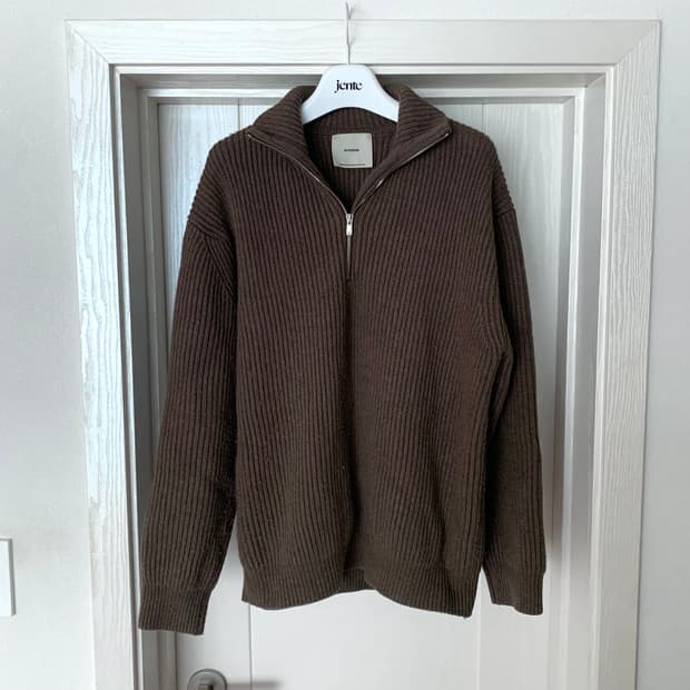 인더로우 하프집업 니트 XL 하프 집업