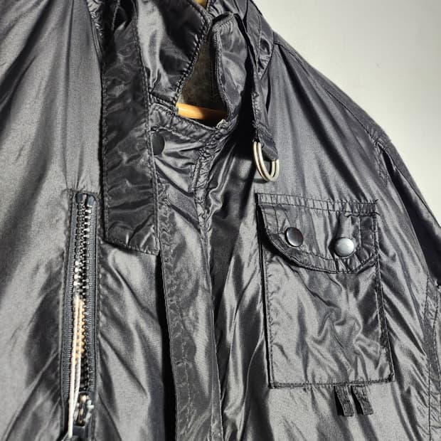 빈티지 나일론 바이커자켓