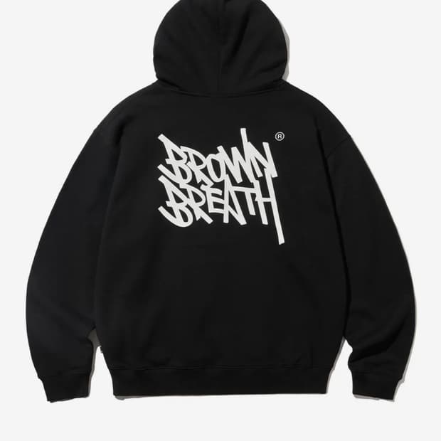 브라운브레스 후드 검정