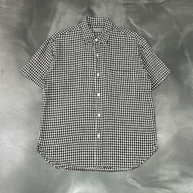  마가렛호웰 체크 하프 셔츠 y15996