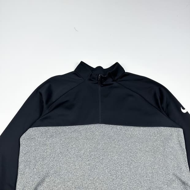 나이키 골프 스우시 블랙 하프 반집업 쉘탑 (L)