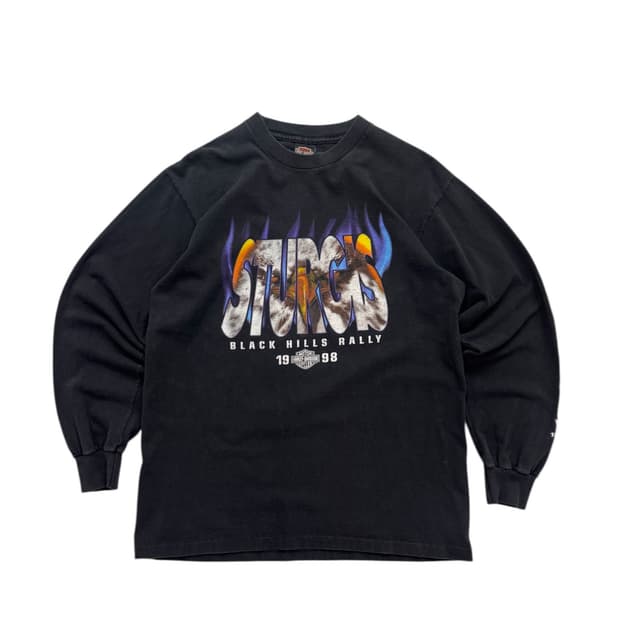 90s 할리데이비슨 스터지스 브랙 힐스 랠리 롱슬리브