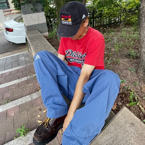 90s 아디다스 98년 프랑스 월드컵 독일 캡