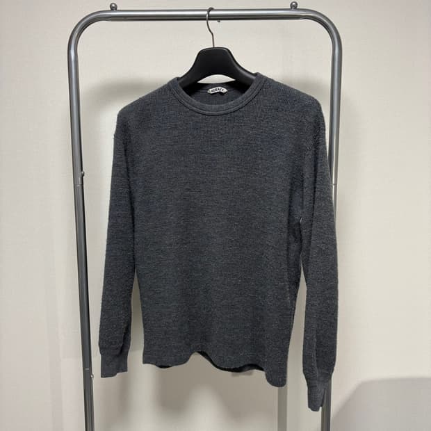 4) 오라리 울 코튼 와플 써멀 롱 슬리브