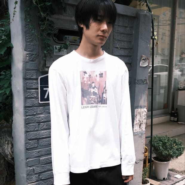 HELMUT LANG × Leigh Ledare 아트워크 티셔츠