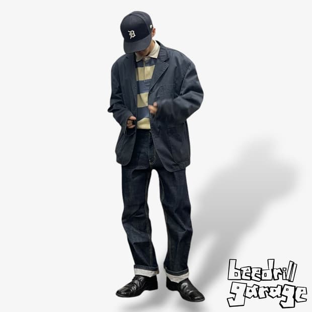 유니폼브릿지 셀비지 생지 데님