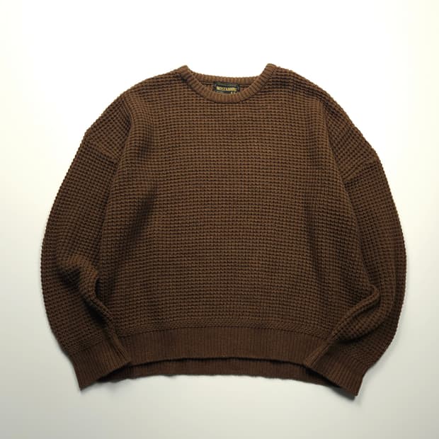 아웃스탠딩 로우 게이지 브라운 스웨터 (XL)