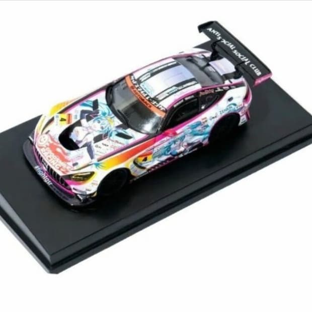 안티소셜소셜클럽 굿스마일레이싱 하츠네미쿠 AMG GT 다이캐스트