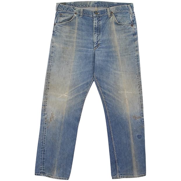 1960s USA Lee 101Z 셀비지 데님 팬츠 리 빈티지 미국제