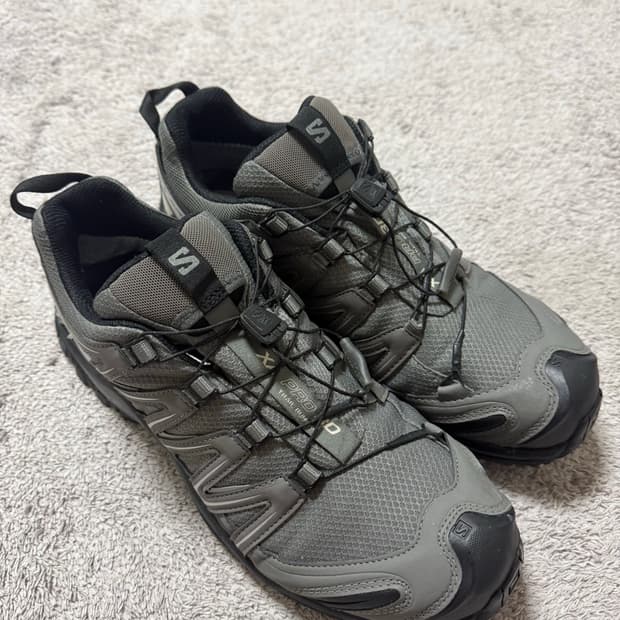 살로몬 XA 프로 3D GTX 퓨터 블랙 실버 클라우드