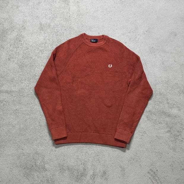 프레드페리 와플 니트 L