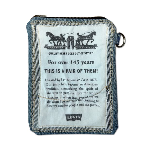 리바이스 업사이클 핸드메이드 파우치