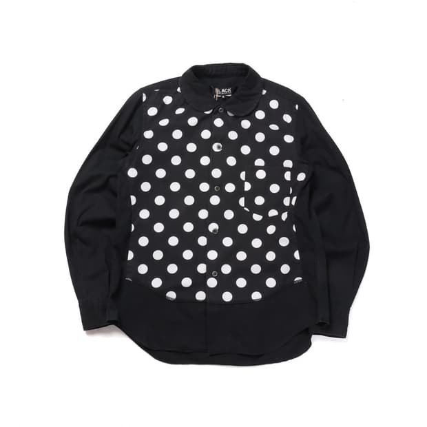 Comme des Garcons Black Polka Dot Shirt