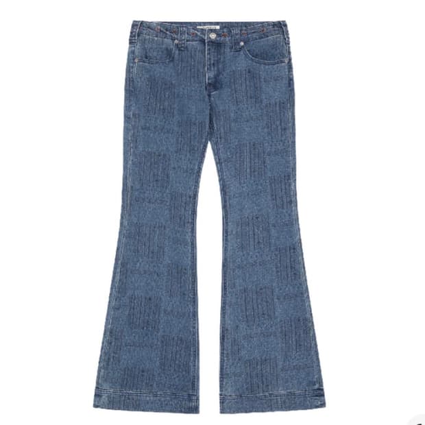 코이세이오 빈티지 부츠컷 데님팬츠 블루