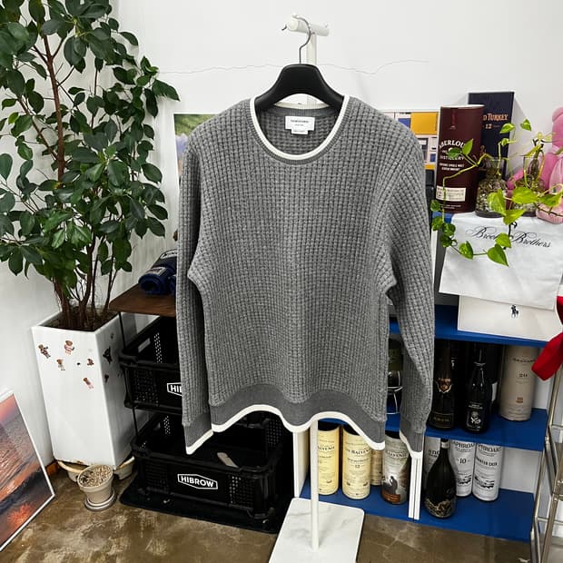 톰브라운 와플 니트 4