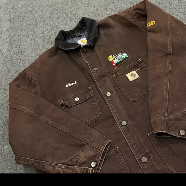 [정품/2XL] C02 DKB 칼하트 브라운 초어자켓 c1